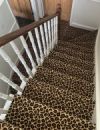 leopard print stairs carpet leopard print stairs carpet